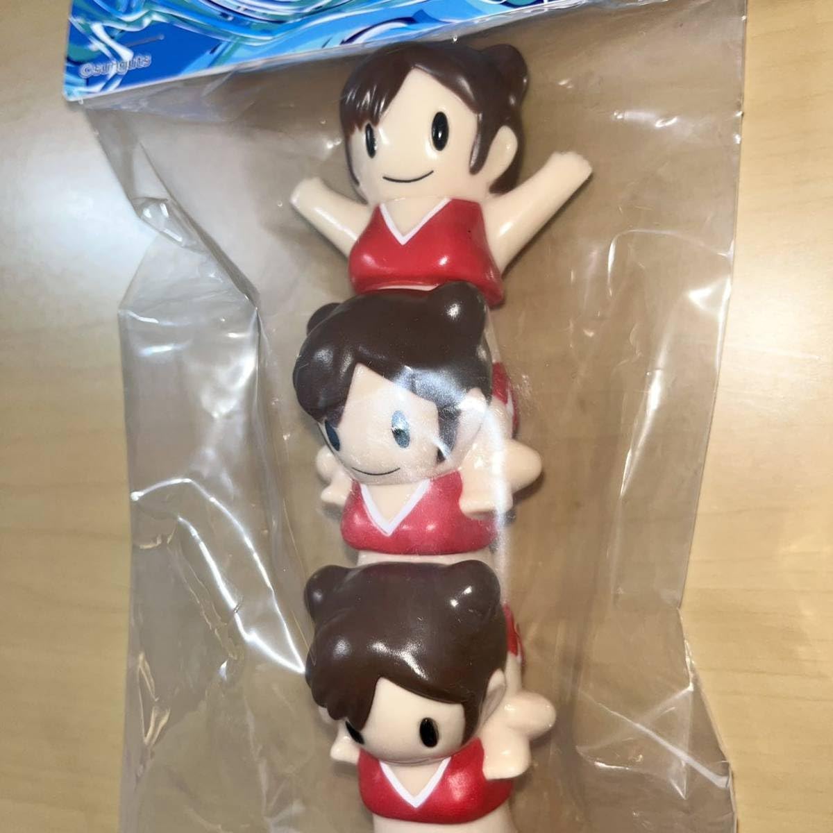 Amazon.co.jp: チアリーダー 肩車 3体 サンガッツ本舗 ソフビ sofvi